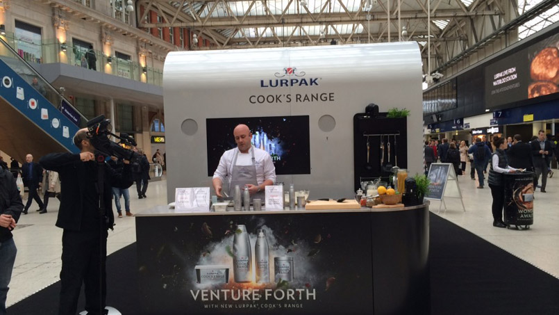 digital signage helps to launch a new product line