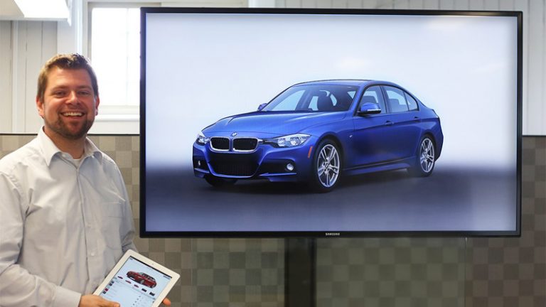 our visitor from BMW Germany