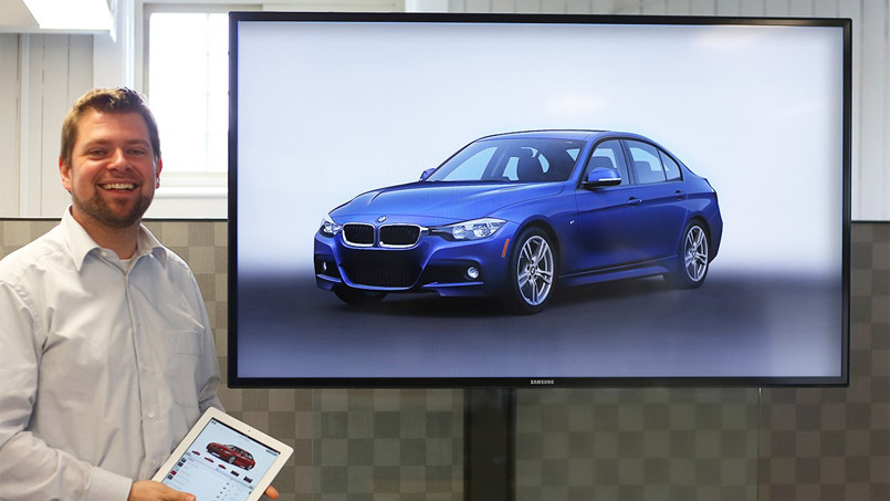 our visitor from BMW Germany
