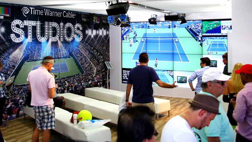 us open time warner cable studios