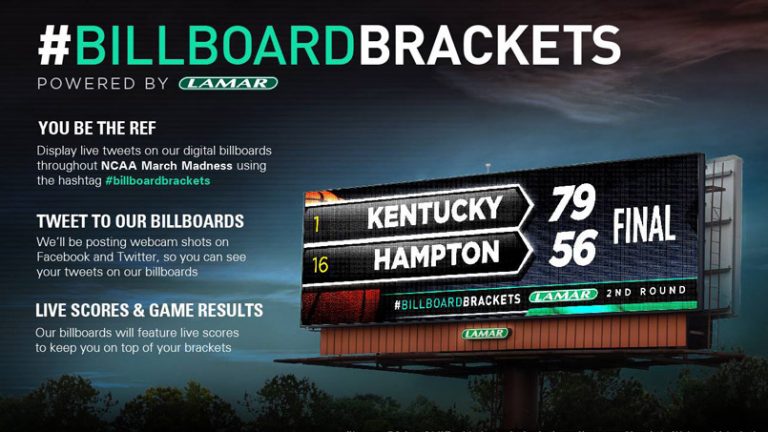 digital billboards keep march madness stats up to date