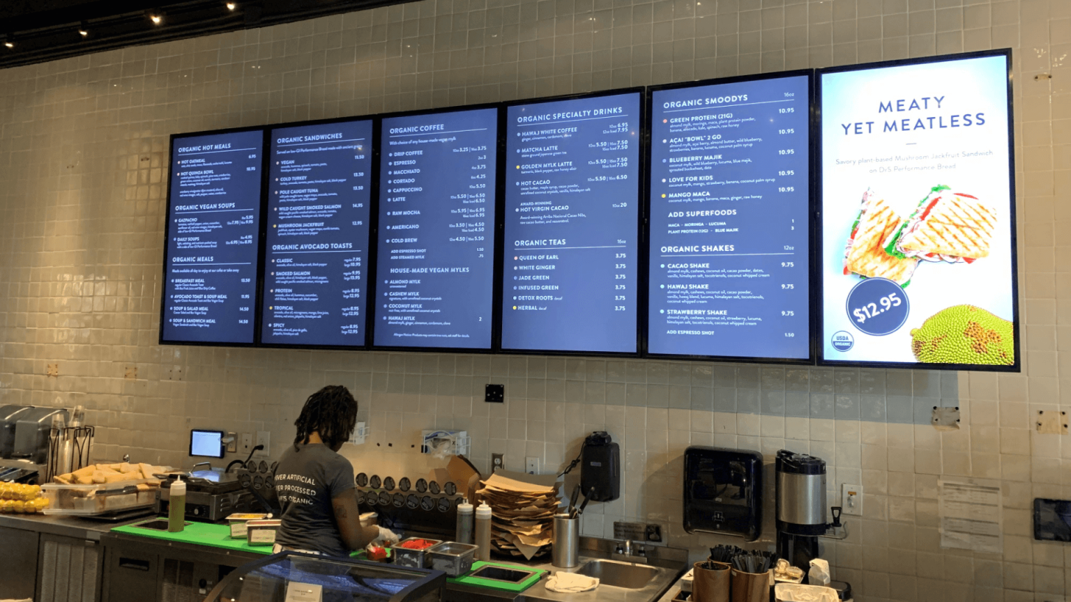 Dr. Smood Digital Menu Boards | Reality Interactive